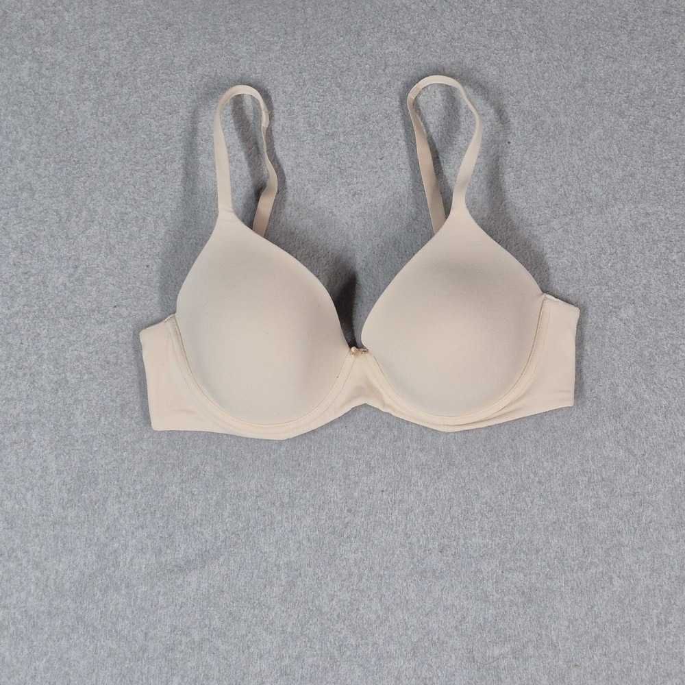 Soma Women Bra 34D Beige Embraceable Perfect Coverage T Shirt Underwired